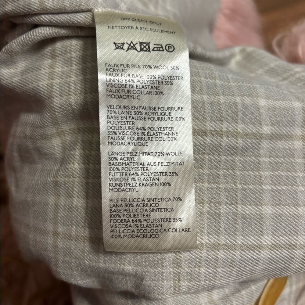 Free People Pink and Brown Teddy Jacket - Picture 6 of 7